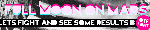 Full Moon On Mars Font