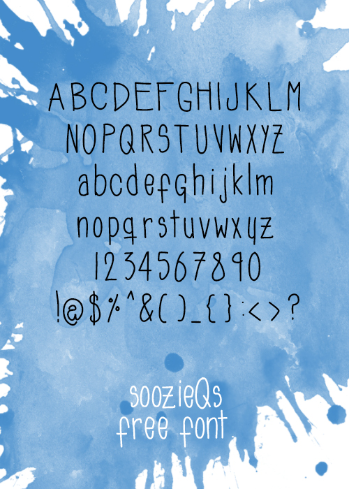 SoozieQs Font