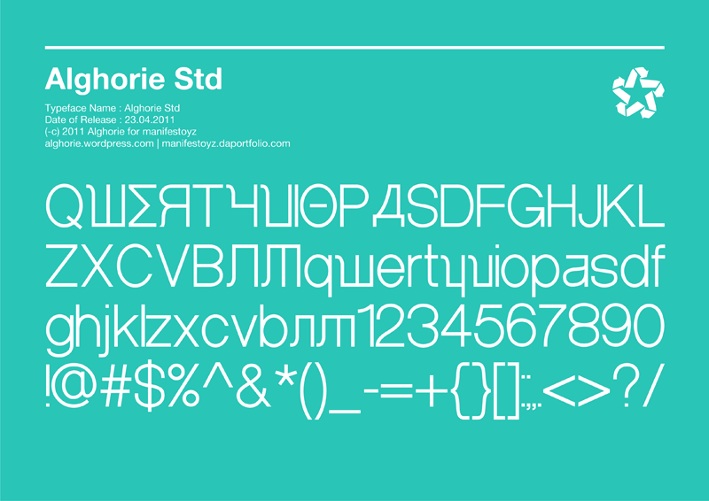 Alghorie Std Font