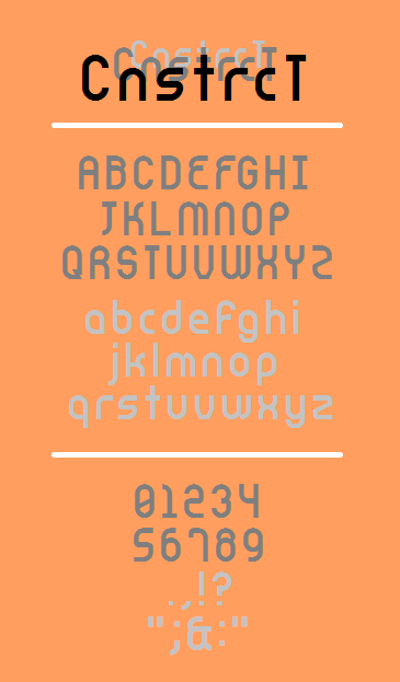 CnstrcT Font