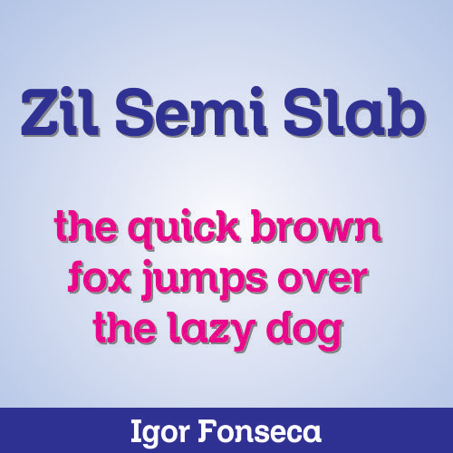 Zil Semi Slab Font