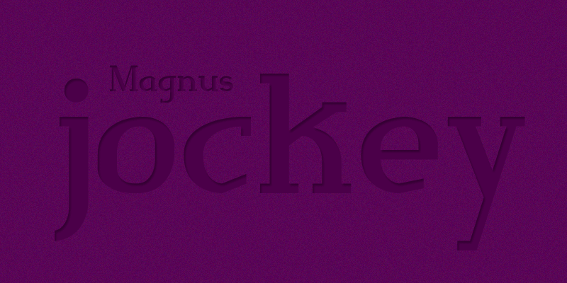 Magnus Jockey Font