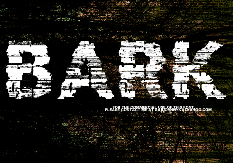 Bark Font