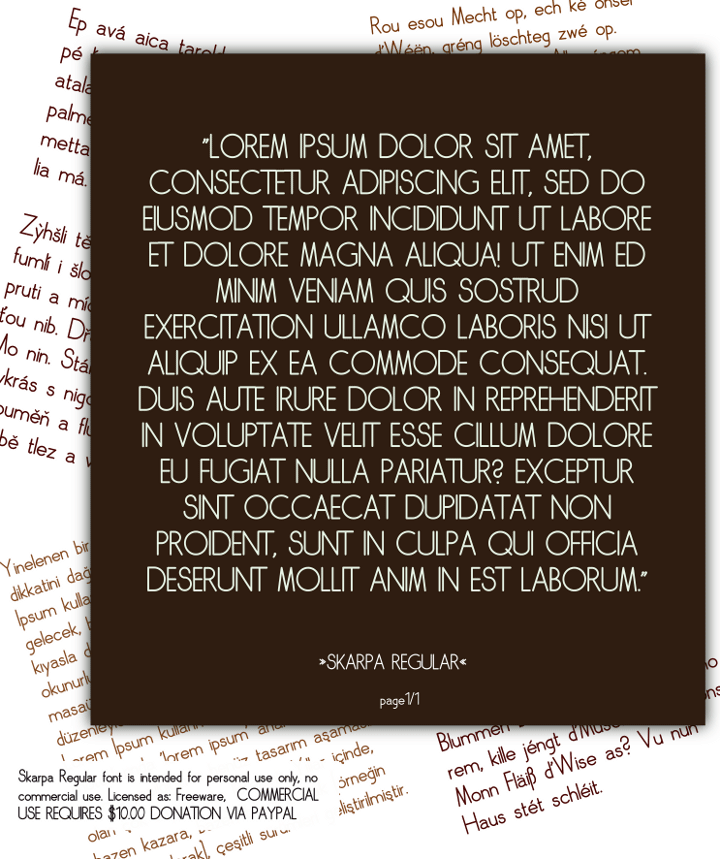 Skarpa Font