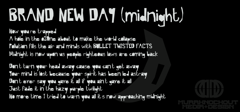 Brand New Day (Midnight) Font