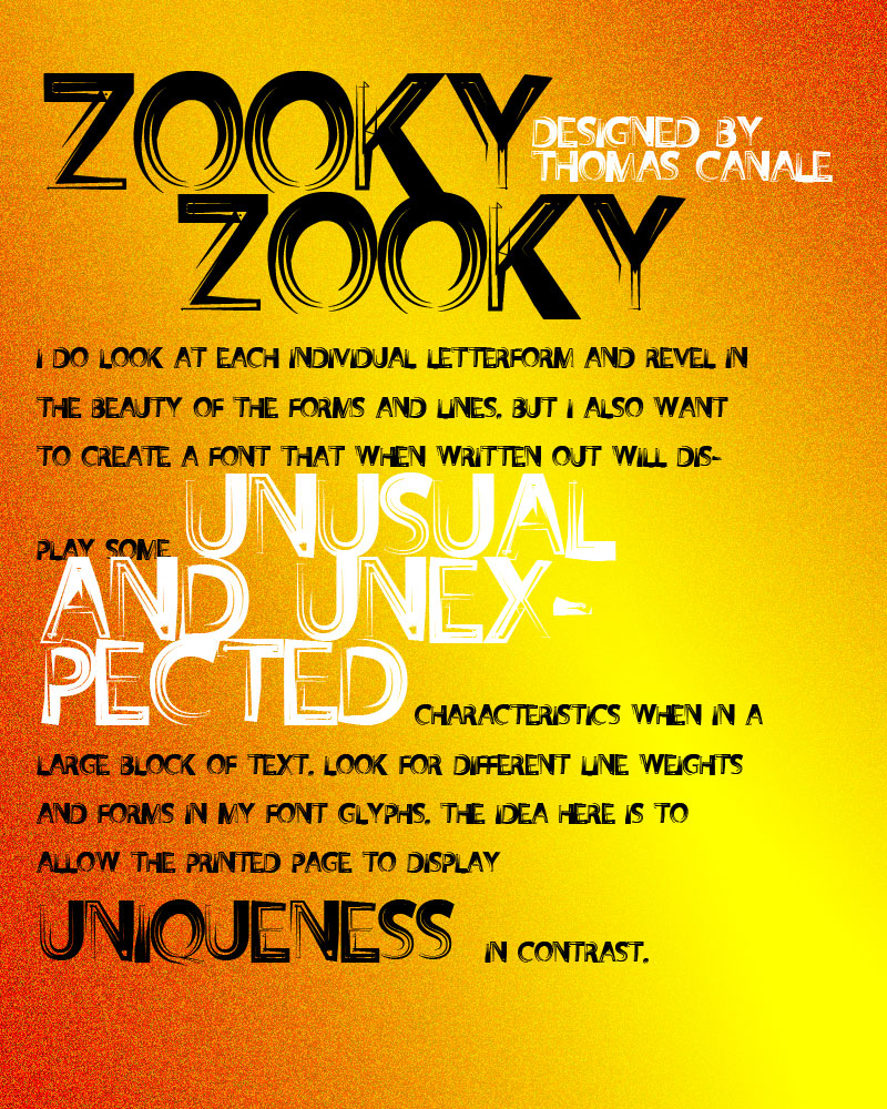 Zooky Zooky Font