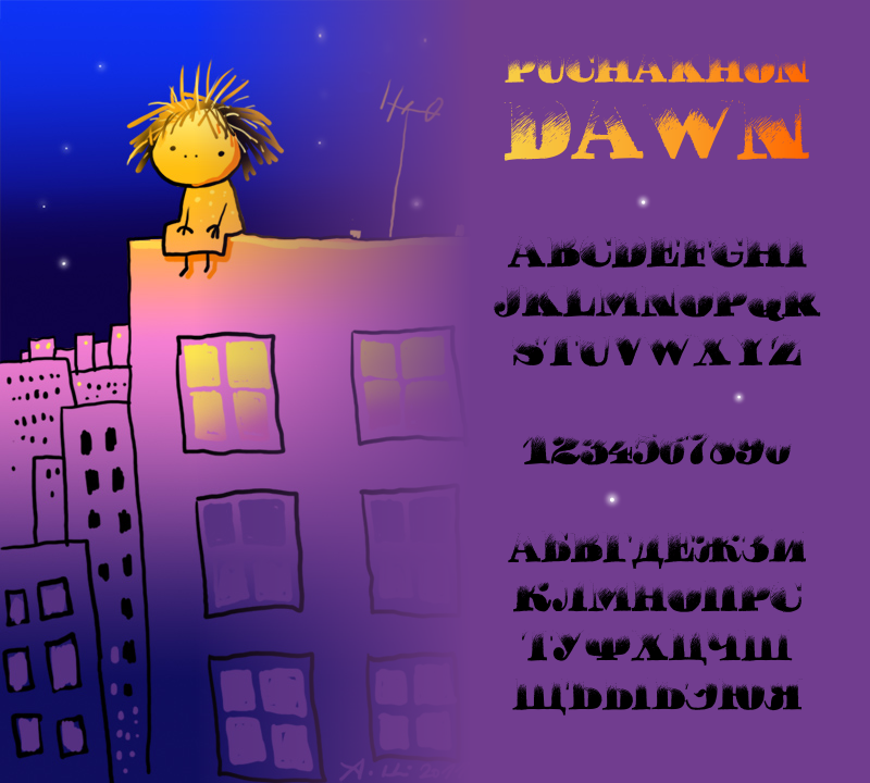 Pucha Dawn Font