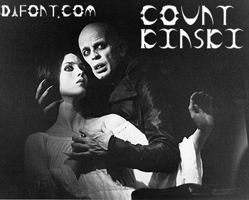 Count Kinski Font