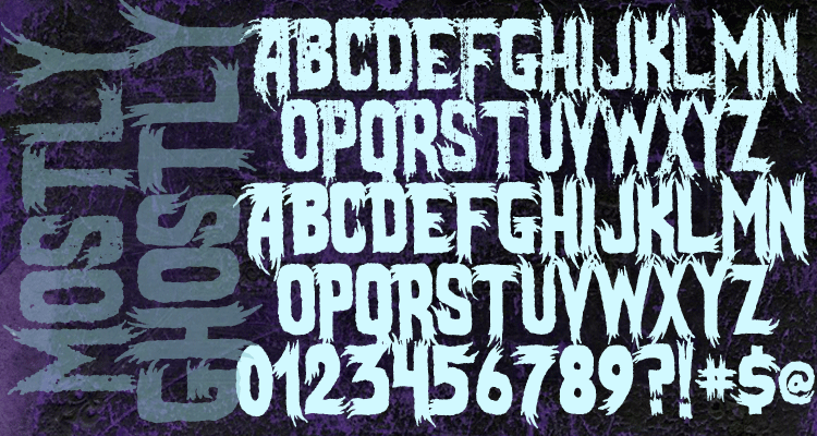 Mostly Ghostly Font