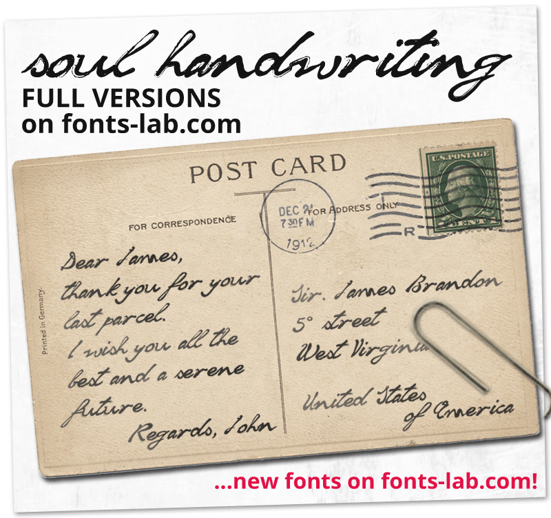 Soul Handwriting Font