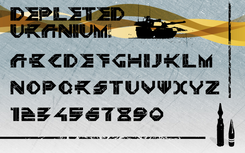 Depleted Uranium Font
