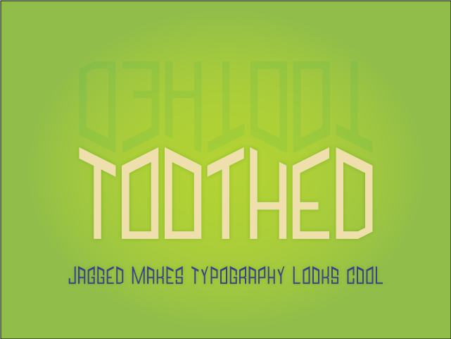 Jagged Font