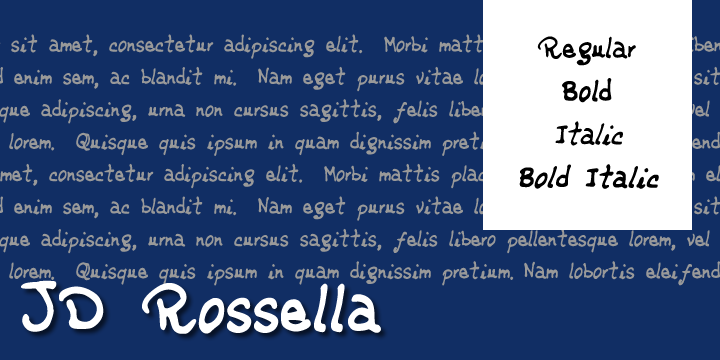 JDRossella Font