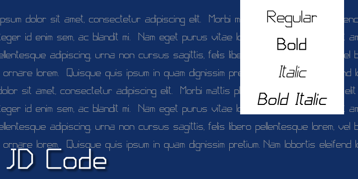 JD Code Font