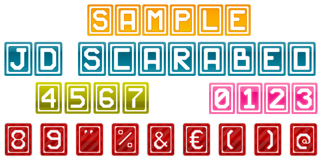 JD Scarabeo Font