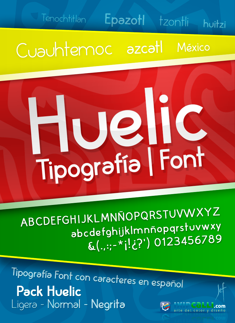 Huelic Font