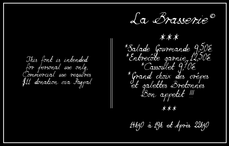 Brasserie Font