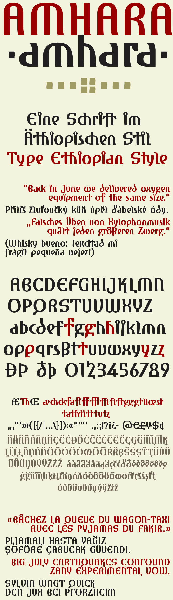 Amhara Font
