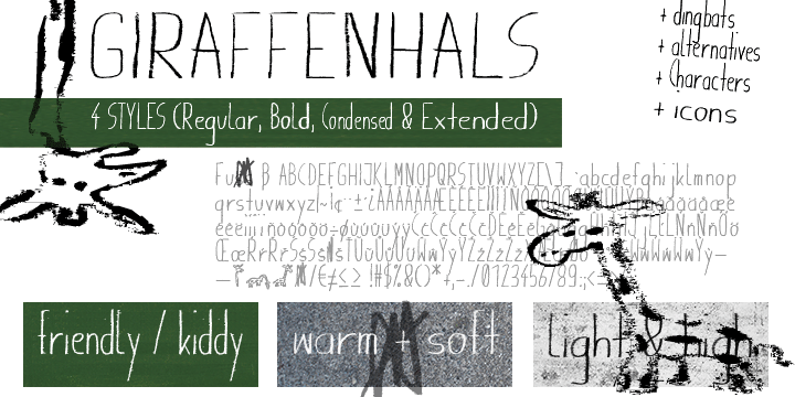 Giraffenhals Font