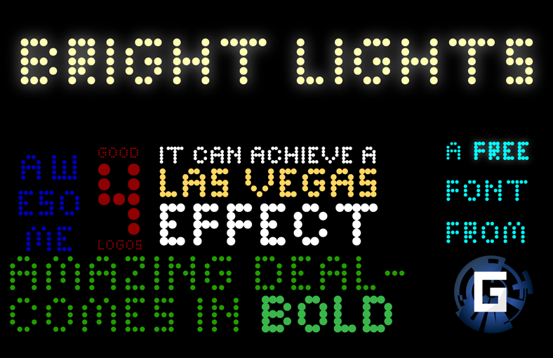Bright Lights Font