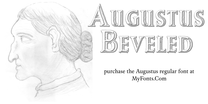 Augustus Beveled Font