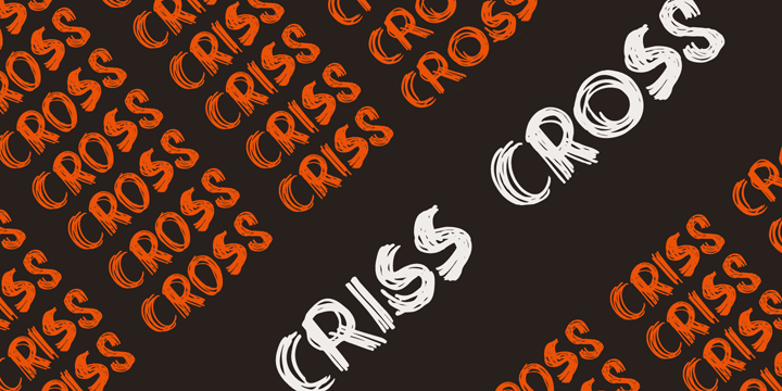 DK Criss Cross Font