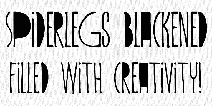 DK Spiderlegs Font