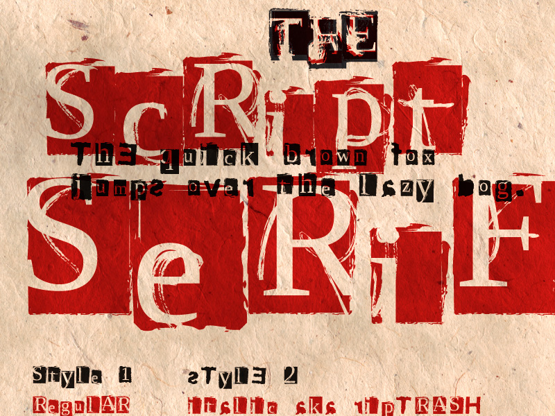 Script Serif Font