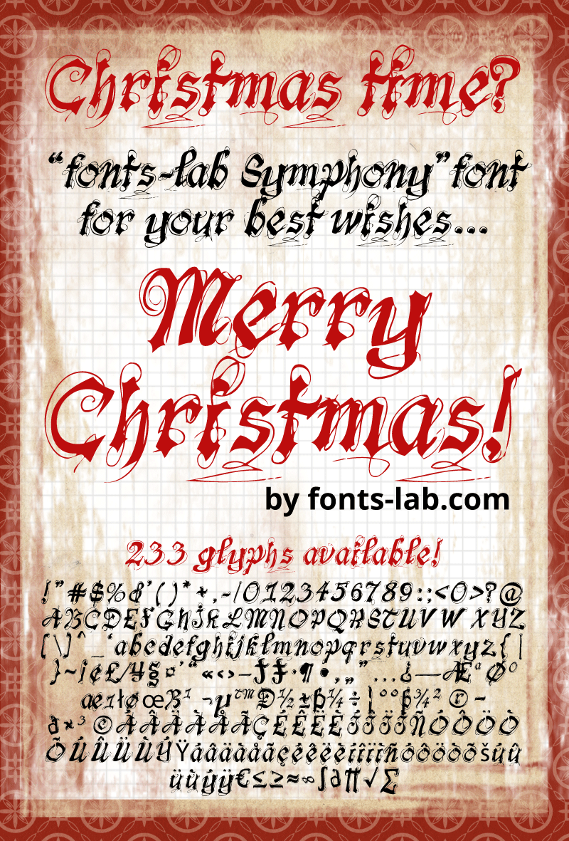 Fonts-Lab Symphony Font