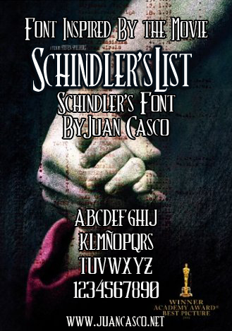Schindler's Font Font