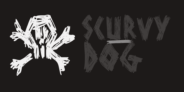 DK Scurvy Dog Font