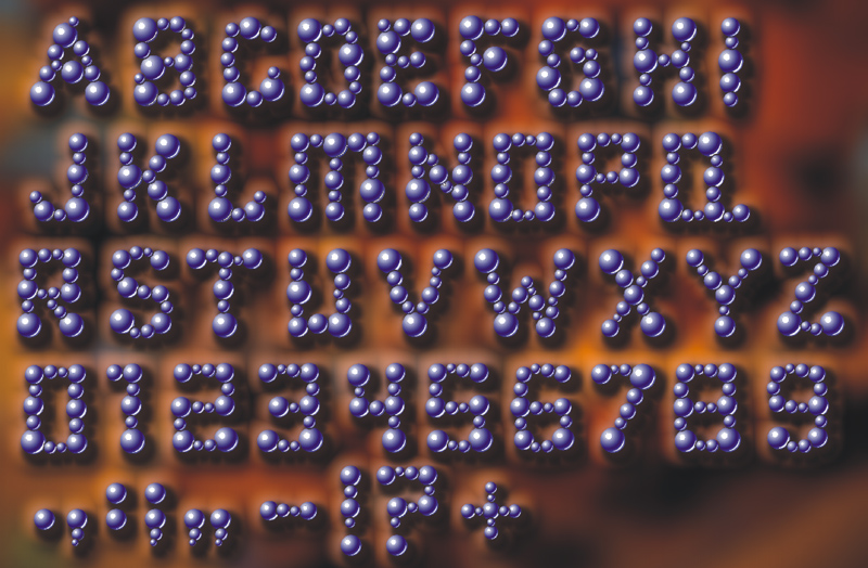 Bear Balling / Ball Bearings Font