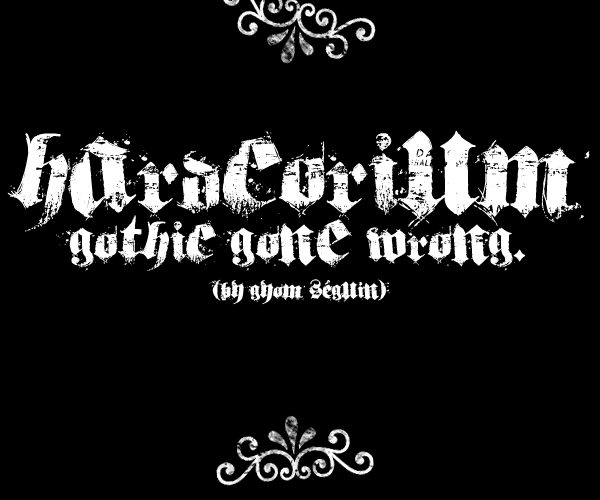 Hardcorium Font