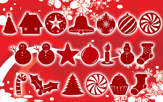 Christmas Shapes Font