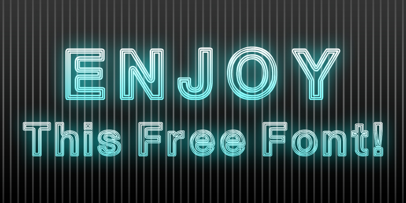 White Outlines Font