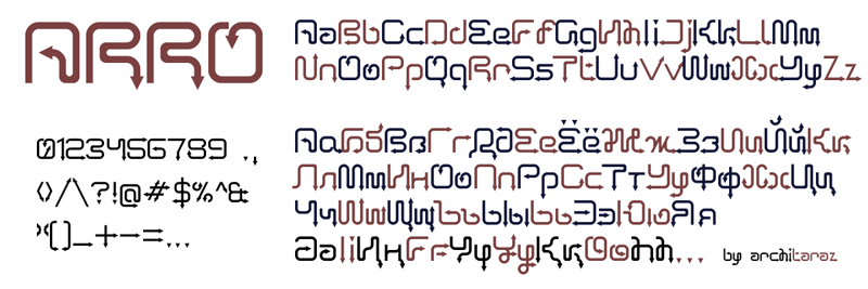 Arro Terminal Font