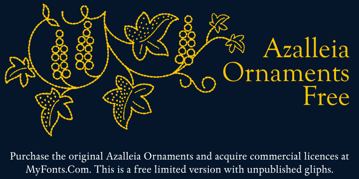 Azalleia Ornaments Font