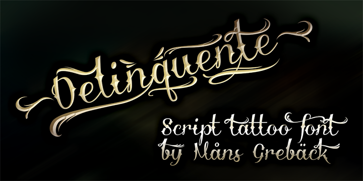 Delinquente Font