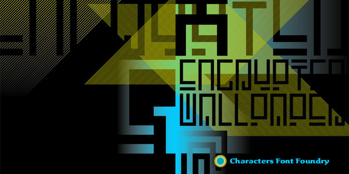 Encrypted Wallpaper Font