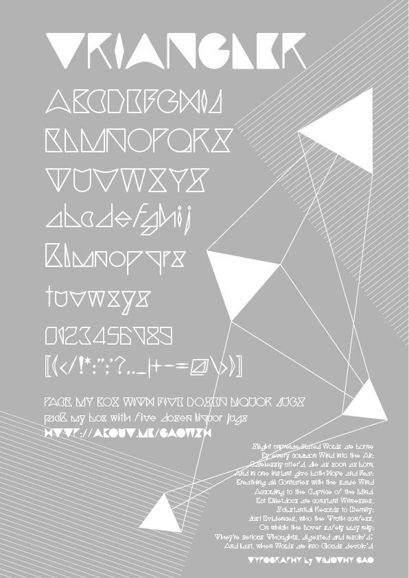 Triangler Font