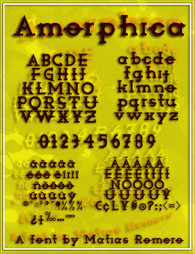 Amorphica Font