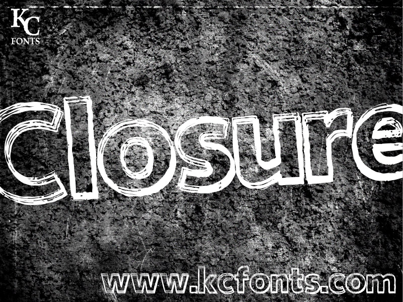 Closure Font