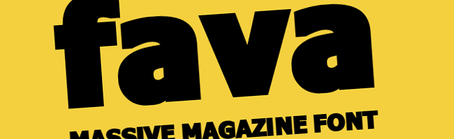 Fava Black Font