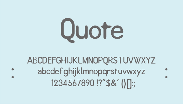 Quote Font