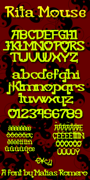 Rita Mouse Font