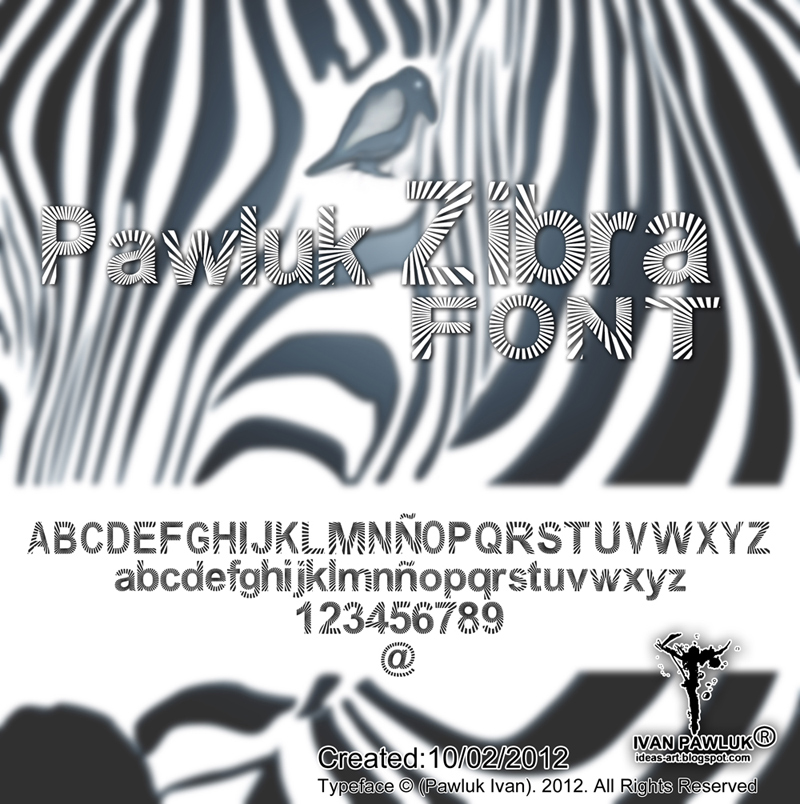 Pawluk Zibra Font