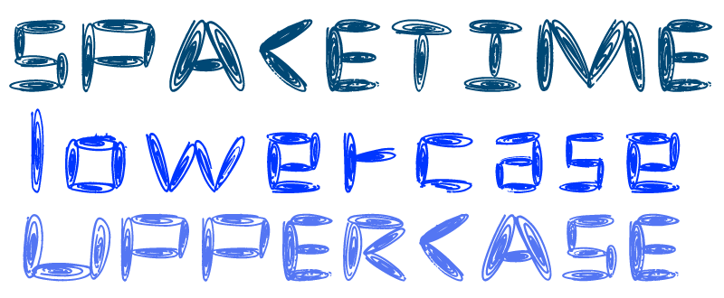 Spacetime Font
