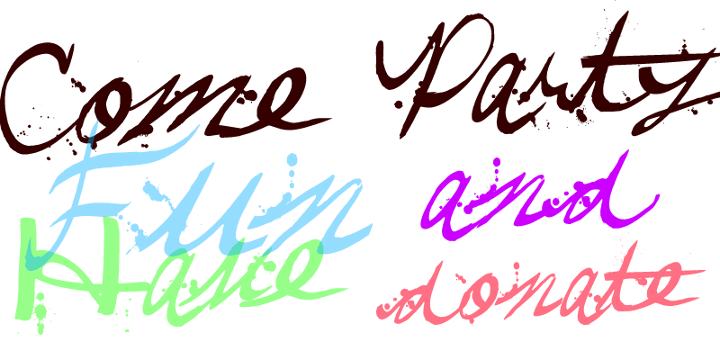 Come Party Font