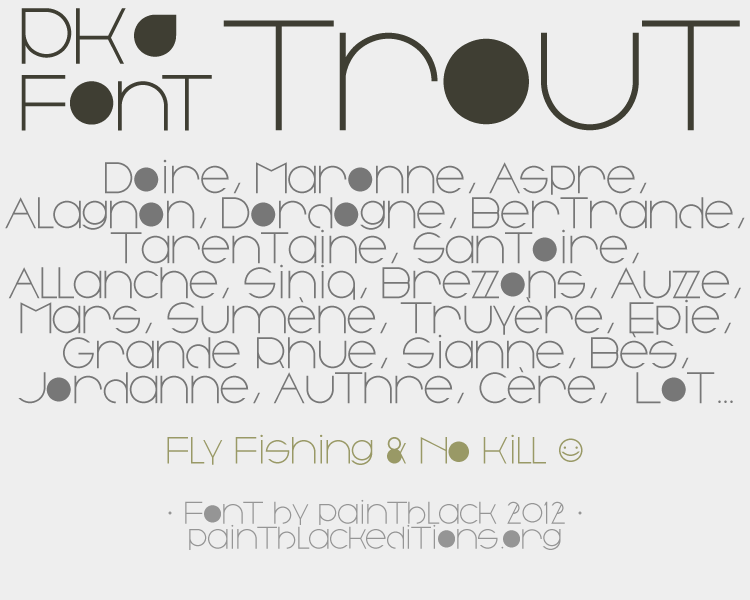 Trout Font
