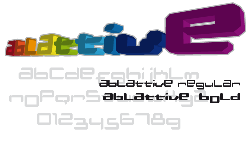 Ablattive Font